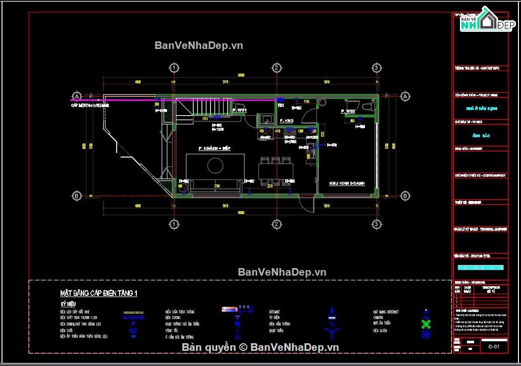 Nhà phố 2 tầng hiện đại,Nhà phố 2 tầng,Nhà phố 2 tầng 6x16m,bản vẽ nhà phố 2 tầng