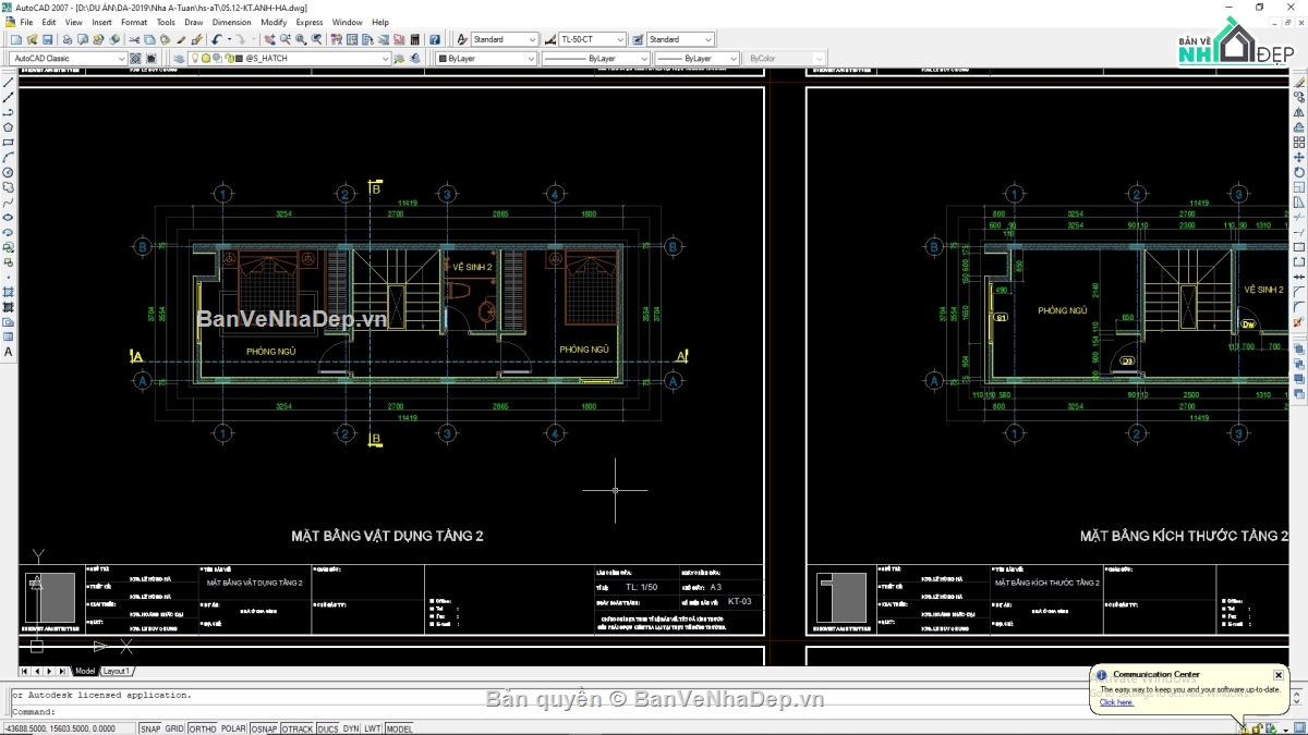 nhà phố 3 tầng,Autocad nhà phố 3 tầng,Bản vẽ nhà phố 3 tầng,Nhà phố 3 tầng 4x11m,Cad nhà phố 3 tầng
