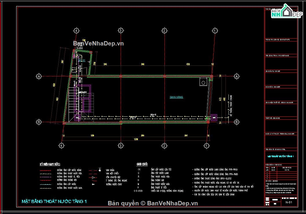 Hồ sơ thiết kế,#Bản vẽ thiết kế,Nhà phố 3 tầng hiện đại,Nhà phố hiện đại,#Nhà phố 3 tầng,#Nhà phố 3 tầng 4.4mx13.4m