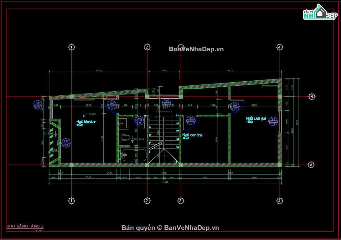 Hồ sơ thiết kế,Bản vẽ thiết kế,Nhà phố 3 tầng hiện đại,Nhà phố hiện đại,Nhà phố 3 tầng,Nhà phố 3 tầng 4.5x18.7m