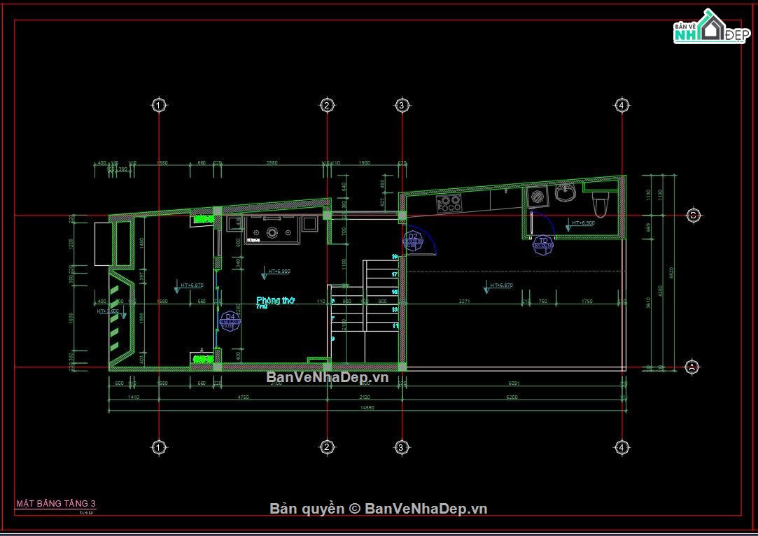 Hồ sơ thiết kế,Bản vẽ thiết kế,Nhà phố 3 tầng hiện đại,Nhà phố hiện đại,Nhà phố 3 tầng,Nhà phố 3 tầng 4.5x18.7m
