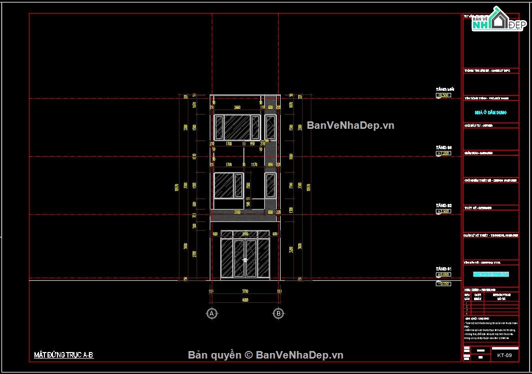Hồ sơ thiết kế,Bản vẽ thiết kế,Nhà phố 3 tầng hiện đại,Nhà phố hiện đại,Nhà phố 3 tầng,nhà phố 3 tầng 4mx10m