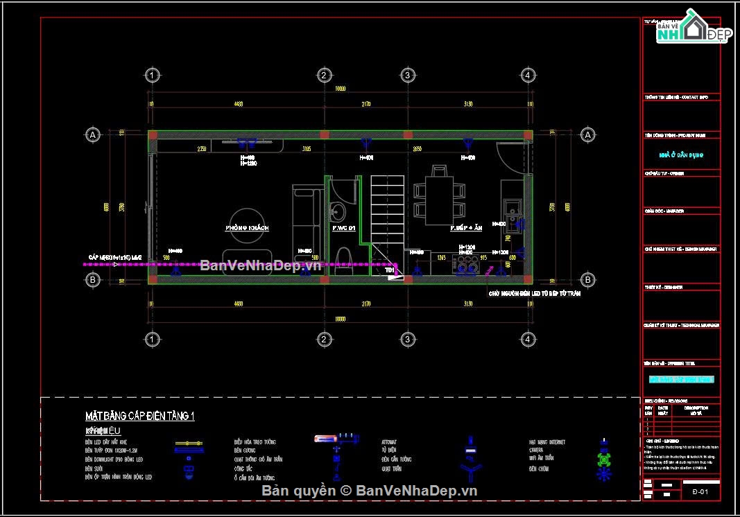 Hồ sơ thiết kế,Bản vẽ thiết kế,Nhà phố 3 tầng hiện đại,Nhà phố hiện đại,Nhà phố 3 tầng,nhà phố 3 tầng 4mx10m