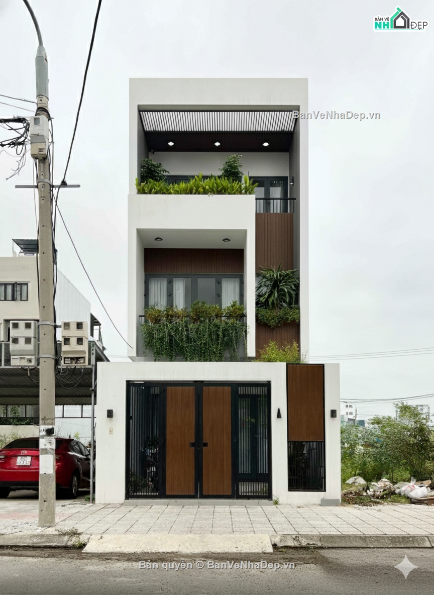 Nhà phố 3 tầng hiện đại,Nhà phố hiện đại,cad nhà phố 3 tầng,file cad nhà phố 3 tầng