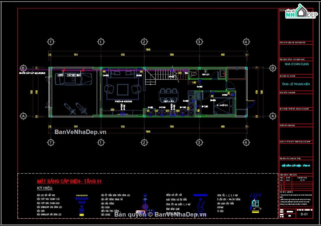 Hồ sơ thiết kế,Bản vẽ thiết kế,Nhà phố 3 tầng hiện đại,Nhà phố hiện đại,Nhà phố 3 tầng,Nhà phố 3 tầng 5x19.8m