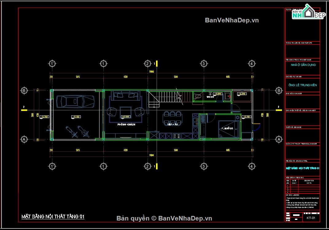 Hồ sơ thiết kế,Bản vẽ thiết kế,Nhà phố 3 tầng hiện đại,Nhà phố hiện đại,Nhà phố 3 tầng,Nhà phố 3 tầng 5x19.8m