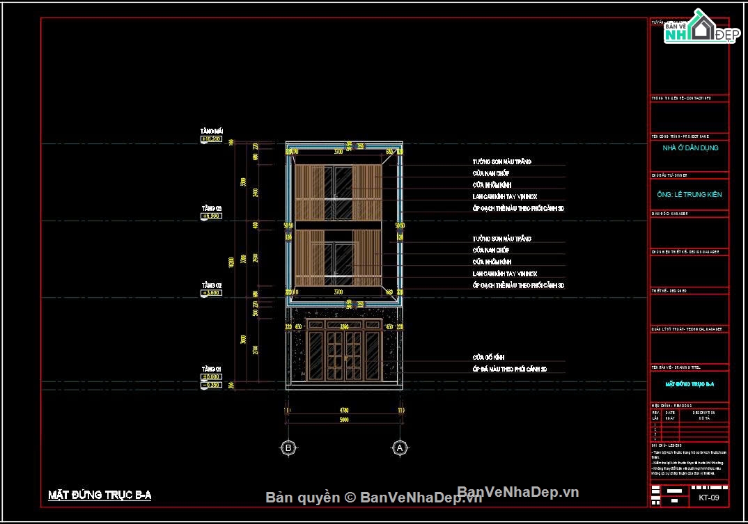 Hồ sơ thiết kế,Bản vẽ thiết kế,Nhà phố 3 tầng hiện đại,Nhà phố hiện đại,Nhà phố 3 tầng,Nhà phố 3 tầng 5x19.8m