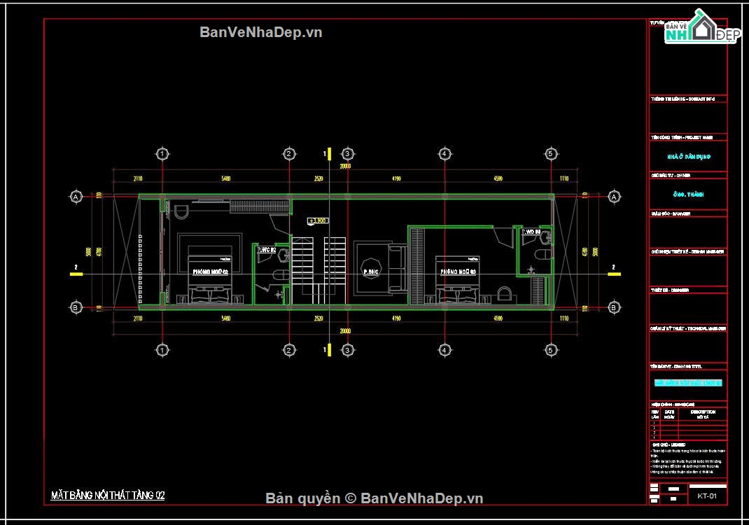 Hồ sơ thiết kế,Bản vẽ thiết kế,Nhà phố 3 tầng hiện đại,Nhà phố hiện đại,Nhà phố 3 tầng,Nhà phố 3 tầng 5x20m