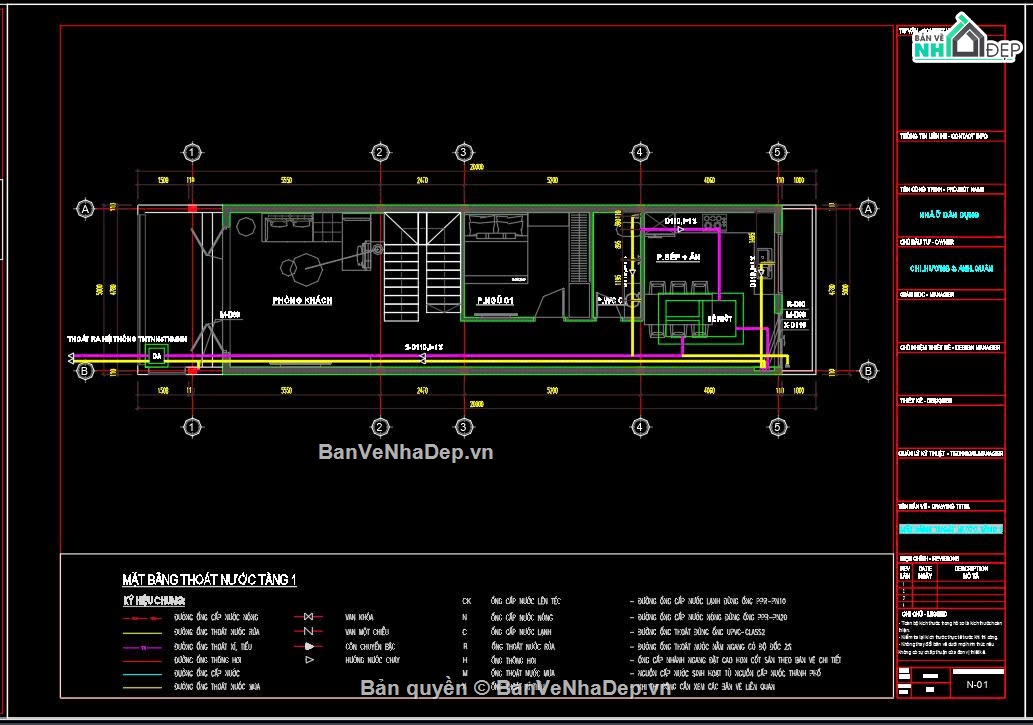 Hồ sơ thiết kế,#Bản vẽ thiết kế,Nhà phố 3 tầng hiện đại,Nhà phố hiện đại,#Nhà phố 3 tầng,#Nhà phố 3 tầng 5mx20m