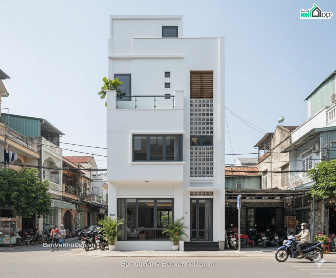 Hồ sơ thiết kế,bản vẽ thiết kế nhà kho,Nhà phố 3 tầng hiện đại,Nhà phố hiện đại,Nhà phố 3 tầng,Nhà phố 3 tầng 6mx15m