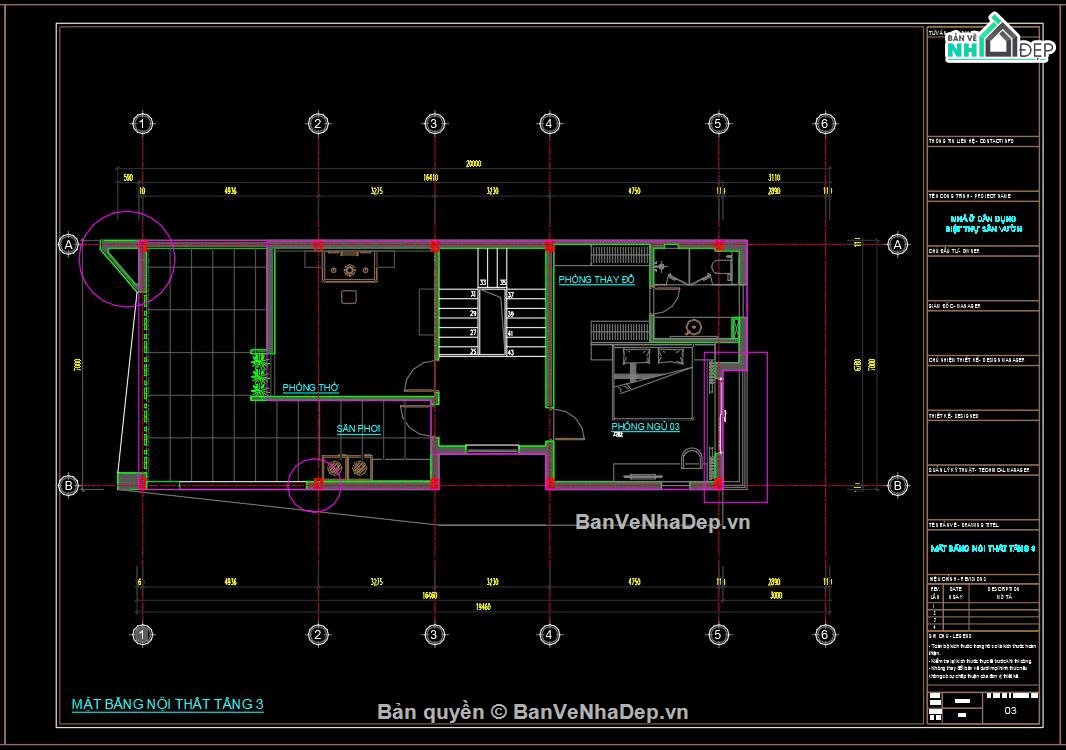 Hồ sơ thiết kế,Bản vẽ thiết kế,Nhà phố 3 tầng hiện đại,Nhà phố hiện đại,Nhà phố 3 tầng,Nhà phố 3 tầng 7x20m