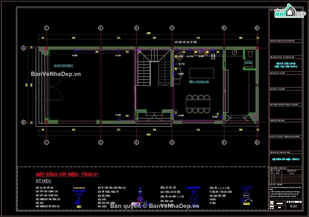 Hồ sơ thiết kế,Bản vẽ thiết kế,Nhà phố 3 tầng hiện đại,Nhà phố hiện đại,Nhà phố 3 tầng,Nhà phố 3 tầng 7x20m