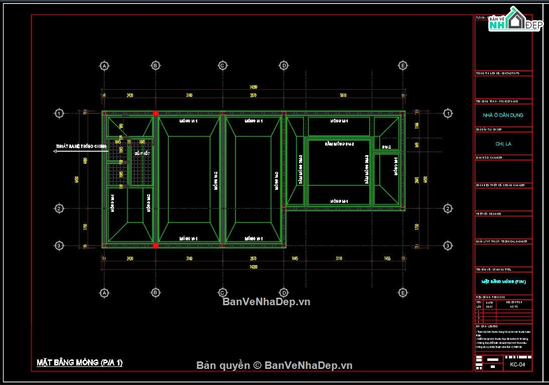 Bản vẽ thiết kế,Nhà phố 3 tầng tân cổ điển,Nhà phố tân cổ điển,Nhà phố 3 tầng,Nhà phố 3 tầng 6.4x14.2m