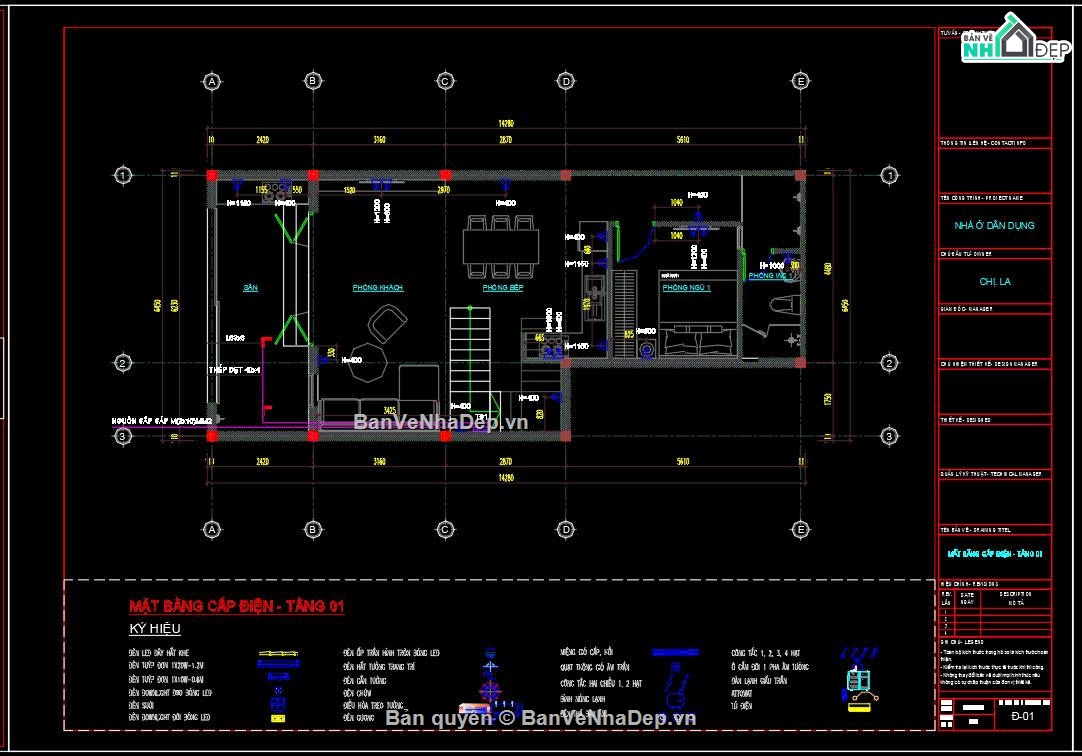 Bản vẽ thiết kế,Nhà phố 3 tầng tân cổ điển,Nhà phố tân cổ điển,Nhà phố 3 tầng,Nhà phố 3 tầng 6.4x14.2m