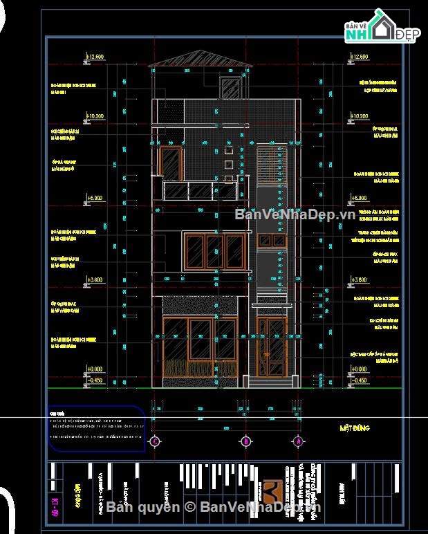 bản vẽ nhà phố 6x15m,nhà phố 3.5 tầng,nhà 3 tầng 1 tum,nhà mặt tiền 6m,hồ sơ thiết kế nhà 6x15