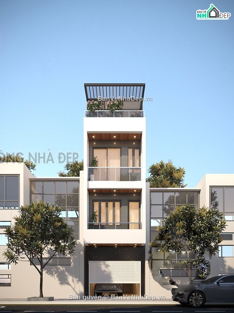 Hồ sơ thiết kế,#Bản vẽ thiết kế,Nhà phố 4 tầng hiện đại,Nhà phố hiện đại,#Nhà phố 4 tầng,#Nhà phố 4 tầng 4mx15m