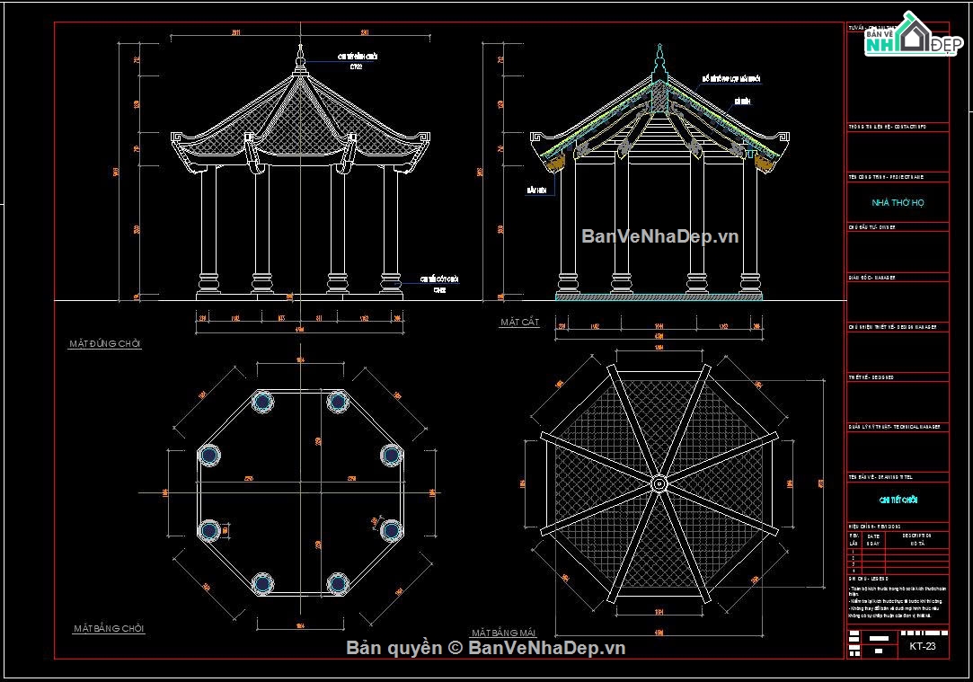 #Hồ sơ thiết kế nhà thờ họ,#Bản vẽ thiết kế nhà thờ họ,#Nhà thờ họ,#Nhà thờ họ và sân vườn,#File cad nhà thờ họ,#Nhà thờ họ 15.5mx15.8m