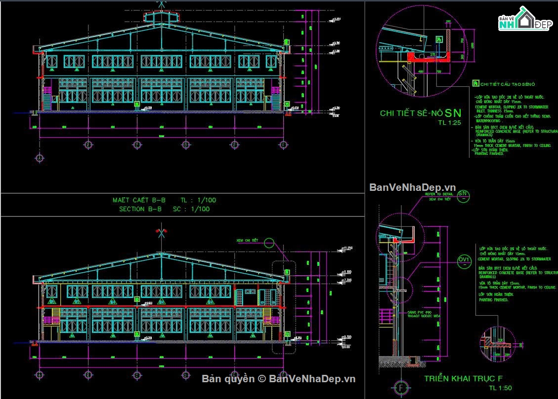 bản vẽ nhà xưởng 30x120m,Hồ sơ thiết kế nhà xưởng 30x120m,bản vẽ kiến trúc nhà xưởng,nhà xưởng một tầng,file CAD nhà xưởng