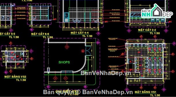 Hồ sơ thiết kế,bản vẽ thiết kế,bản vẽ siêu thị