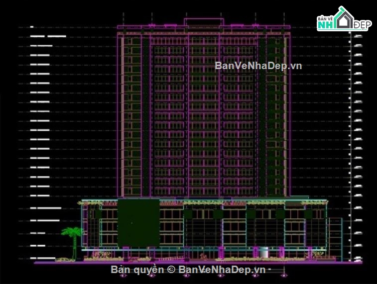 bản vẽ chung cư,kiến trúc chung cư,thiết kế kiến trúc