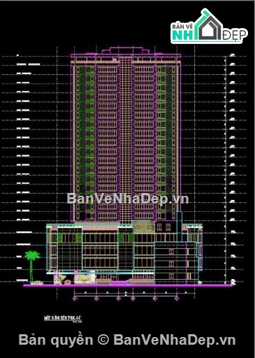 bản vẽ chung cư,kiến trúc chung cư,thiết kế kiến trúc
