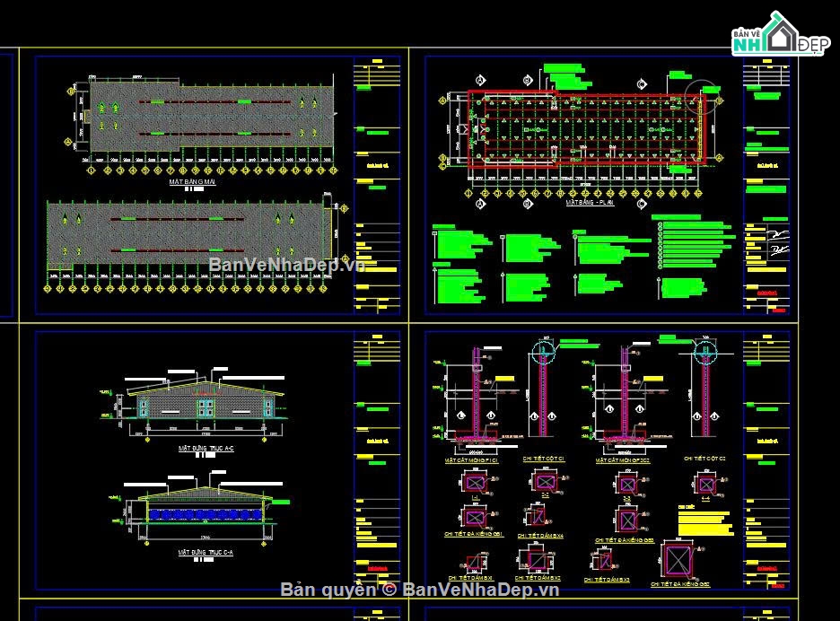 bản vẽ trại nuôi gà,hồ sơ thiết kế trang trại gà,file CAD trại gà,mặt bằng tổng thể trại gà,trang trại chăn nuôi công nghiệp