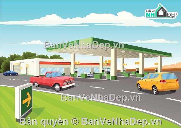 bản vẽ trạm xăng dầu,thiết kế cây xăng 35x40m,bản vẽ cây xăng,hồ sơ thiết kế trạm xăng,bản vẽ công nghệ xăng dầu,bản vẽ bồn chứa xăng dầu