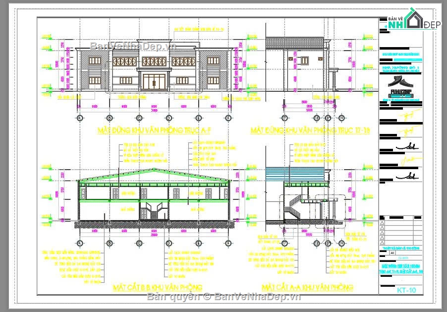 nhà điều hành nhà xưởng,file CAD văn phòng 10x31m,thiết kế văn phòng khu công nghiệp,văn phòng nhà xưởng 10x31m,bản vẽ văn phòng nhà máy