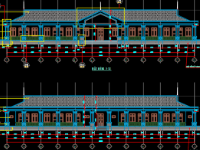 trụ sở cơ quan,trụ sở cơ quan 1 tầng,nhà làm việc cơ quan,nhà làm việc 1 tầng 11 gian,trụ sở làm việc,bản vẽ trụ sở làm việc cơ quan