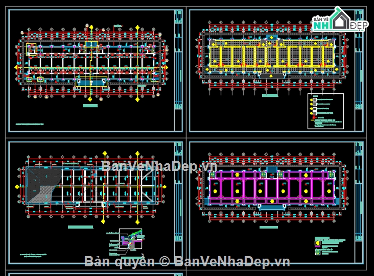 trụ sở cơ quan,trụ sở cơ quan 1 tầng,nhà làm việc cơ quan,nhà làm việc 1 tầng 11 gian,trụ sở làm việc,bản vẽ trụ sở làm việc cơ quan
