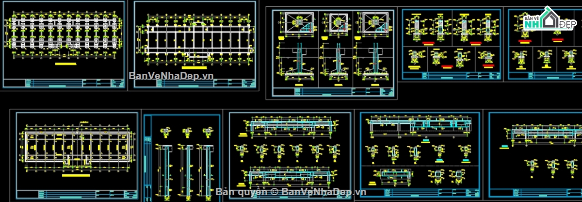 trụ sở cơ quan,trụ sở cơ quan 1 tầng,nhà làm việc cơ quan,nhà làm việc 1 tầng 11 gian,trụ sở làm việc,bản vẽ trụ sở làm việc cơ quan