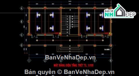 trường học 2 tầng,trường học file cad,autocad trường học,trường học file autocad