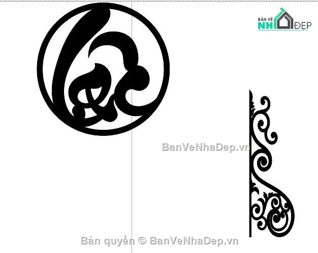 Hoa góc cnc file dxf,file cnc chữ,hoa góc và chữ