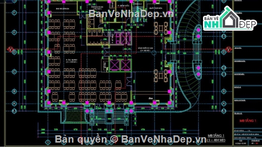 khách sạn 5 tầng,cad khách sạn 5 tầng,khách sạn 5 tầng cad