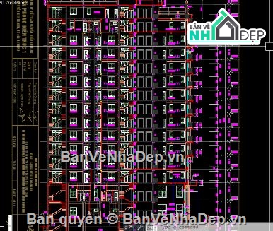 khách sạn 15 tầng,khách sạn file cad,cad khách sạn,bản vẽ khách sạn
