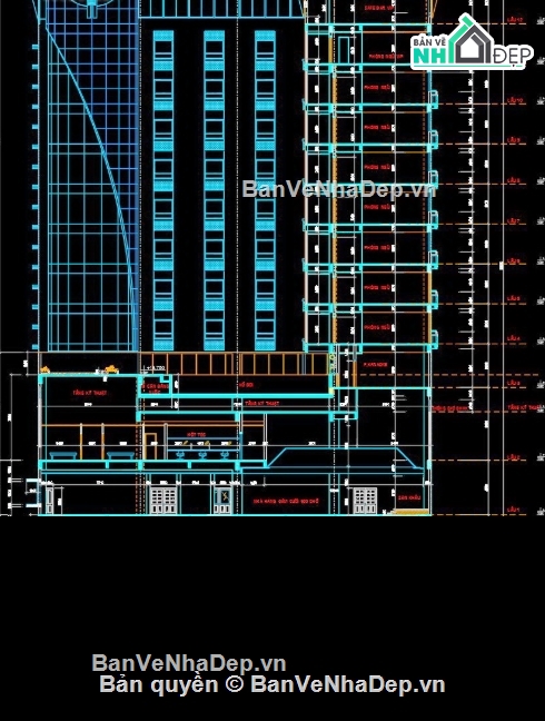 Khách sạn Kaya,cad khách sạn kaya,khách sạn kaya cad