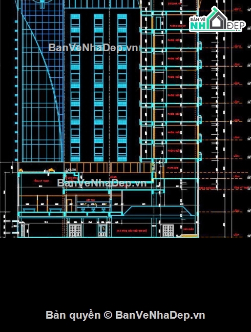 Khách sạn Kaya,cad khách sạn kaya,khách sạn kaya cad