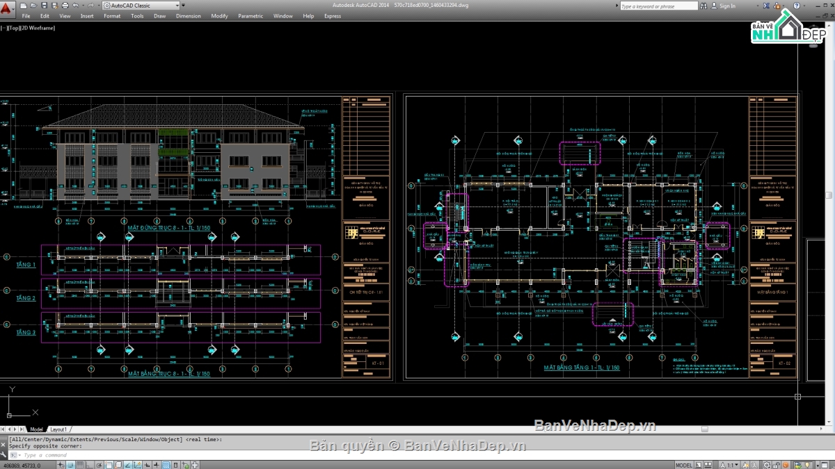 trụ sở làm việc,file cad trụ sở,bản vẽ trụ sở
