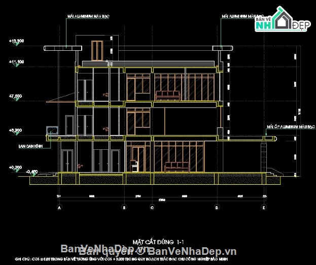 trụ sở làm việc,thiết kế trụ sở làm việc,bản vẽ thiết kế trụ sở làm việc