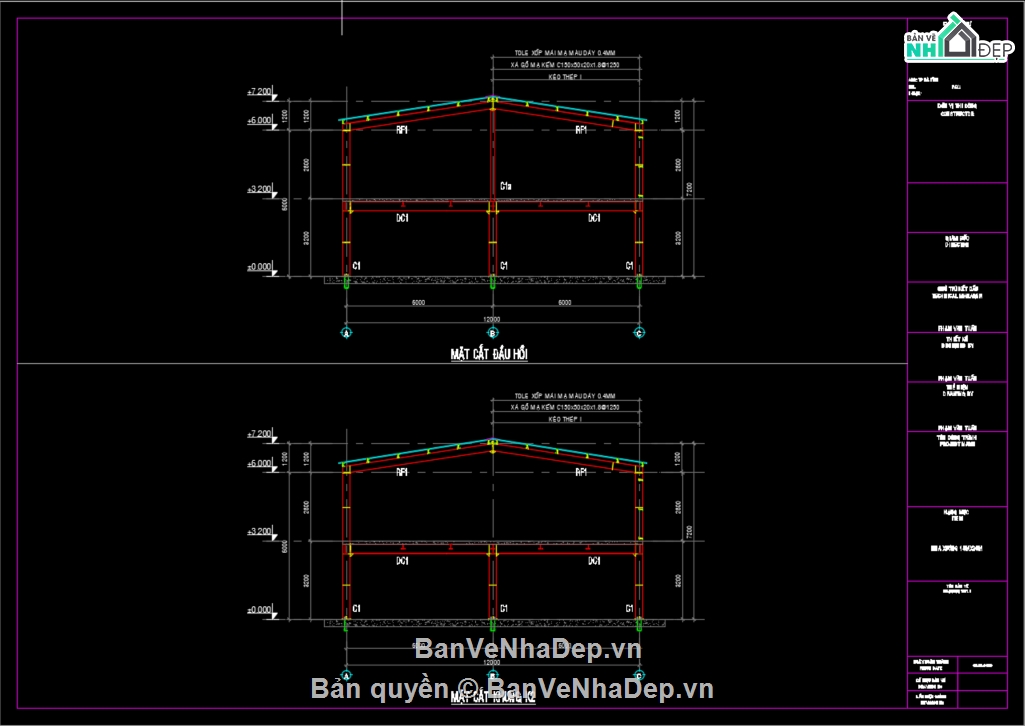 2 tầng,kết cấu nhà thép,nhà 2 tầng,kết cấu 2 tầng,kết cấu thép