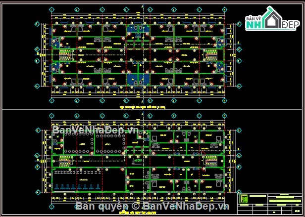 đồ án tốt nghiệp,chung cư 6 tầng,bản vẽ,bản vẽ autocad,47 x 18m,hình chữ nhật