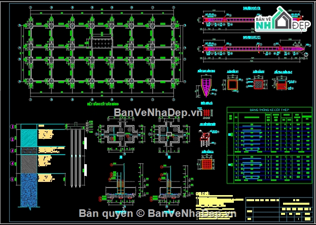 đồ án tốt nghiệp,chung cư 6 tầng,bản vẽ,bản vẽ autocad,47 x 18m,hình chữ nhật