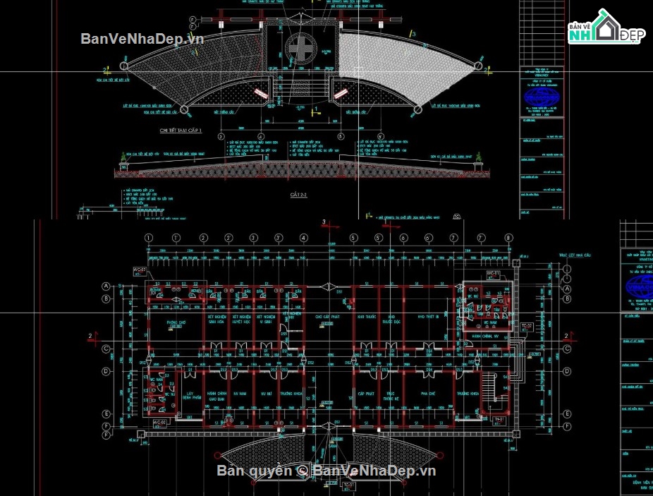 bệnh viện 5 tầng,file cad bệnh viện 5 tầng,bệnh viện 5 tầng file cad,bản vẽ bệnh viện 5 tầng