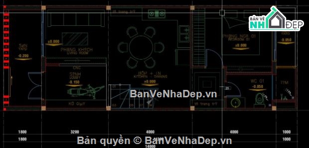 nhà cấp 4,file cad nhà cấp 4,nhà cấp 4 file cad,nhà cấp 4 autocad