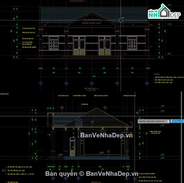 nhà văn hóa,file cad nhà văn hóa,nhà văn hóa file cad