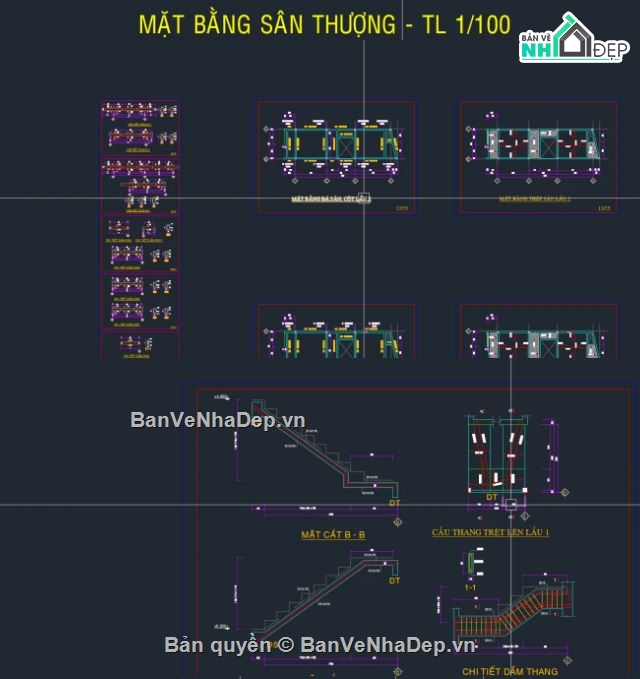 nhà phố 3 tầng 1 tum,nhà phố 3 tầng,bản vẽ nhà phố 3 tầng,nhà phố 3 tầng file cad