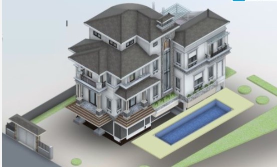 Nhà phố 5x20m,kiến trúc nhà phố,nhà phố tân cổ điển