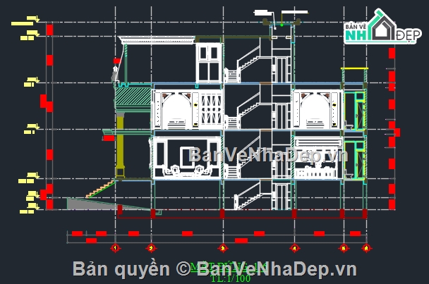 biệt thự tân cổ,kiến trúc biệt thự tân cổ điển,Kiến trúc,bản vẽ autocad