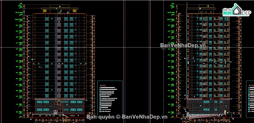 Chung cư 17 tầng,file cad chung cư 17 tầng,bản vẽ chung cư 17 tầng,chung cư 17 tầng file cad