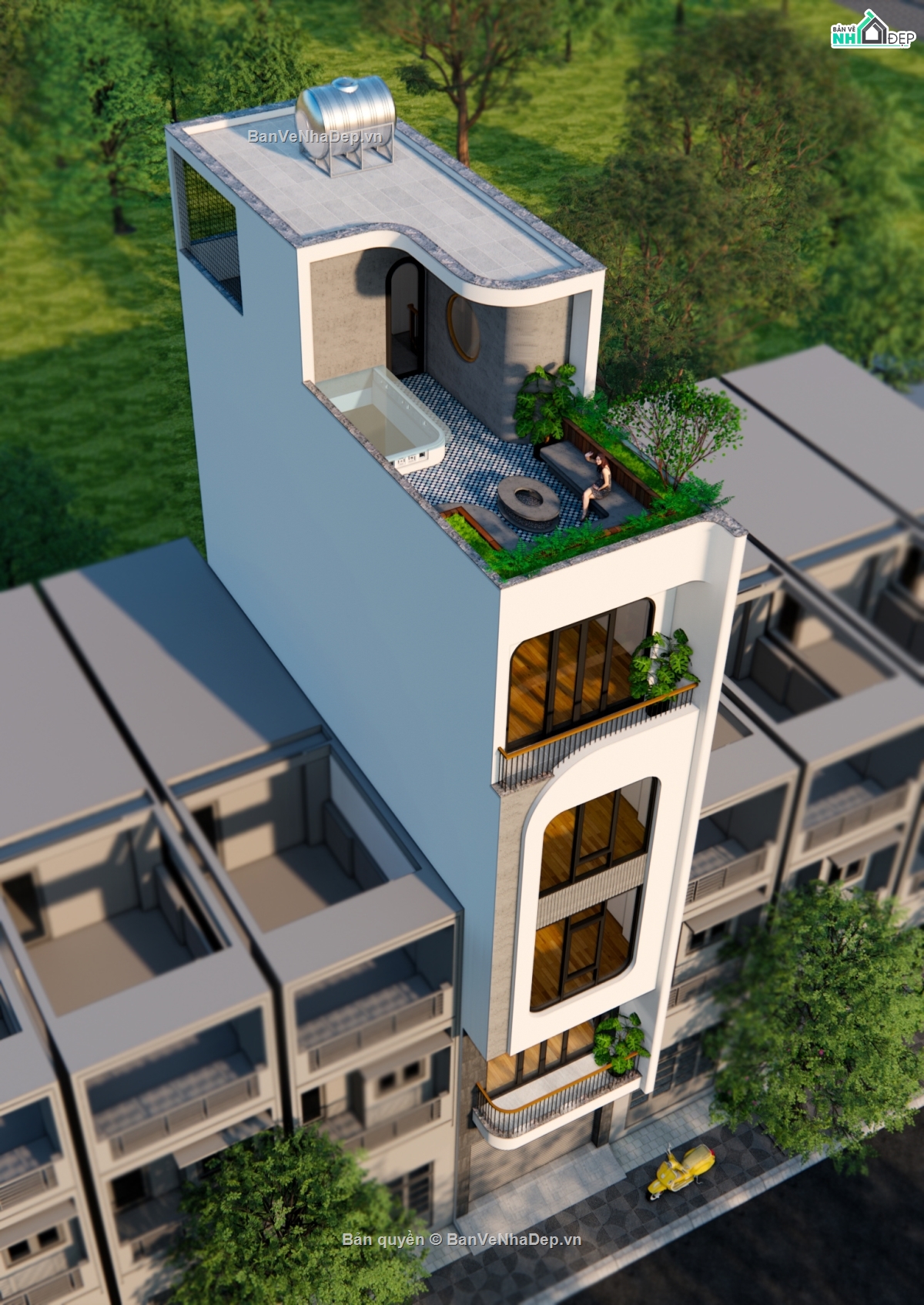 Bản vẽ nhà,Nhà phố,Kiến trúc,Nhà phố hiện đại,Nhà đẹp